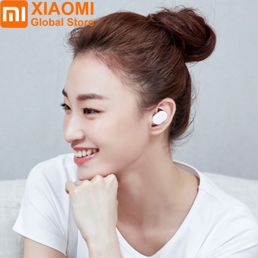 Xiaomi Airdots TWS наушники Bluetooth 5 0 беспроводные в ухо Mi Молодежная версия сенсорное