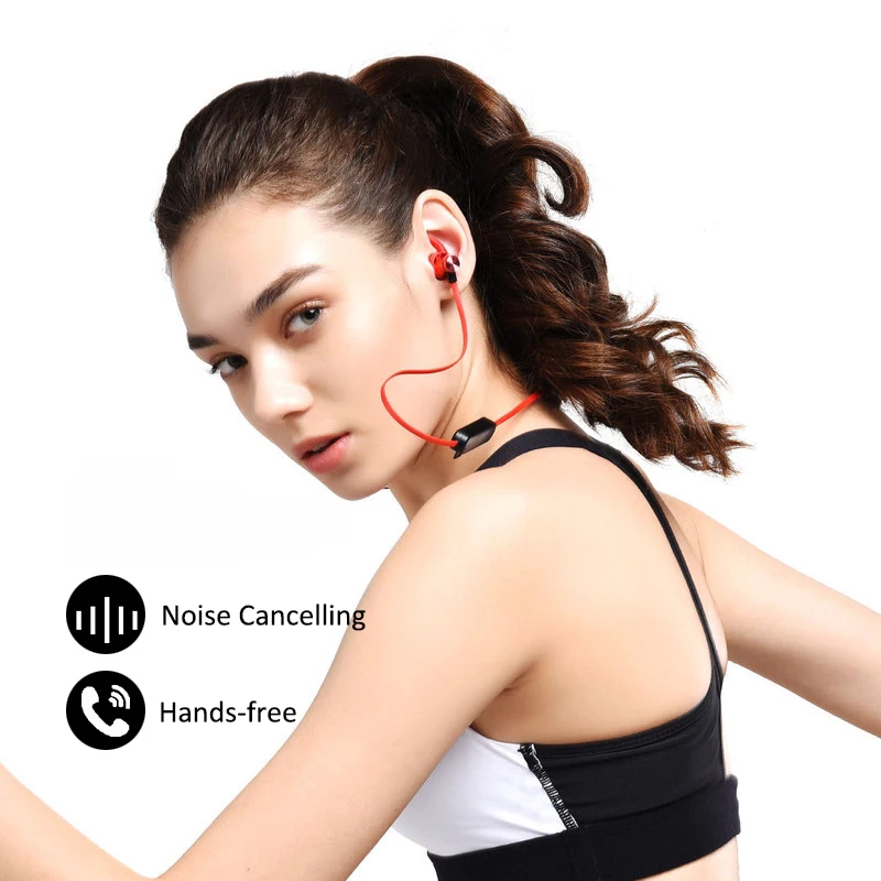 Спортивные Bluetooth наушники XT22 магнитная беспроводная гарнитура с поддержкой TF SD
