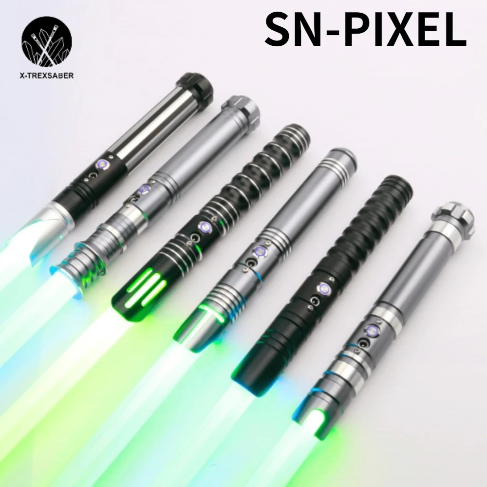 

X-TREXSABER NEO SNPIXEL 16 Set Soundfonts Blaster 12 Colors Metal Hilt Heaving Toys Cosplay New Year Gift Laser Light TXQ Saber
