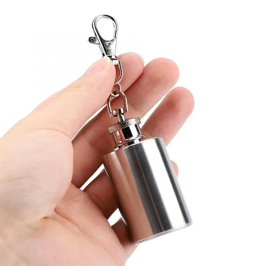 Алкогольная фляжка из нержавеющей стали 1 унции/30 мл элегантная мини-бутылка