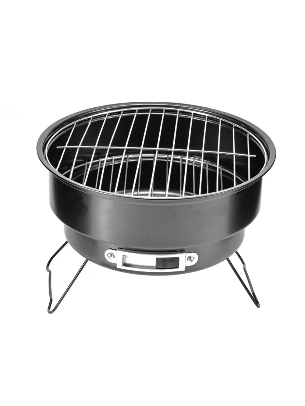 

Portable BBQ Grill Non-stick Surface Folding Barbecue Charcoal Grill Mini Round Outdoor Camping Picnic BBQ Tool
