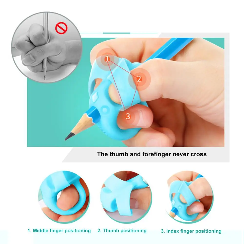 5 шт. карандашные ручки оригинальный захват для помощи в письме тренажер