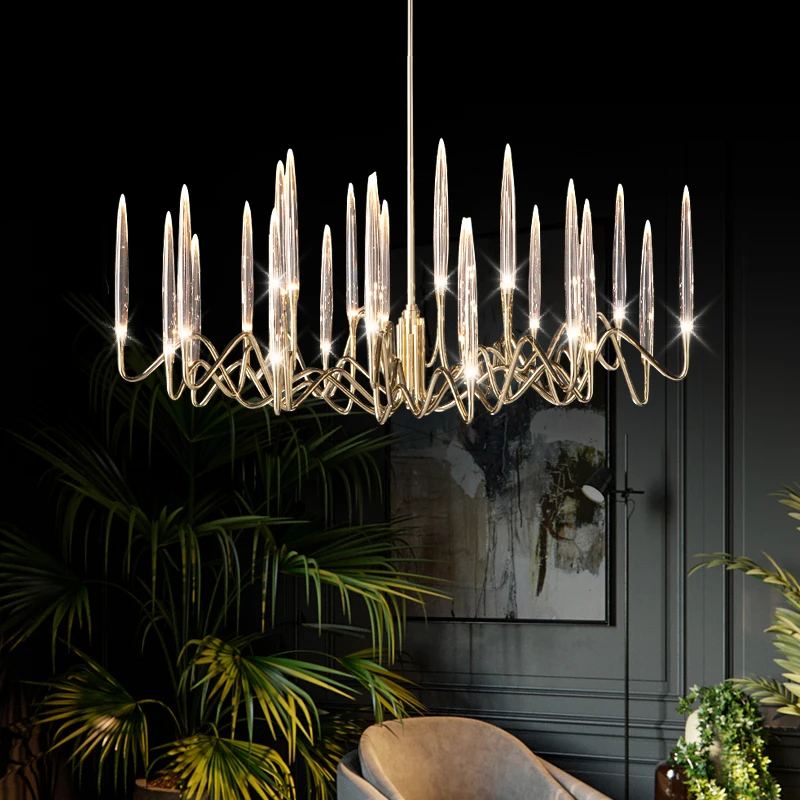 Люстра в европейском стиле для гостиной итальянская лампа современный