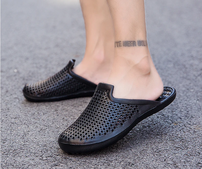 Новая мужская обувь; Лидер продаж; стильные мужские шлепанцы из ЭВА; сезон весна-лето; Мужская обувь; высококачественные переносные пластиковые шлепанцы