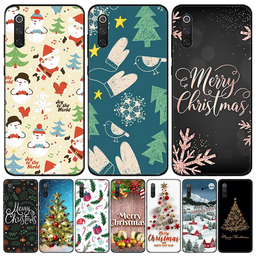 

Cartoon Christmas Pattern Phone Case Funda For Xiaomi Redmi Note 10 Pro 10S 9 9S 8 8T 8 Pro 9A 9C 8A 7 7A 6 6A K20 Cover Coque