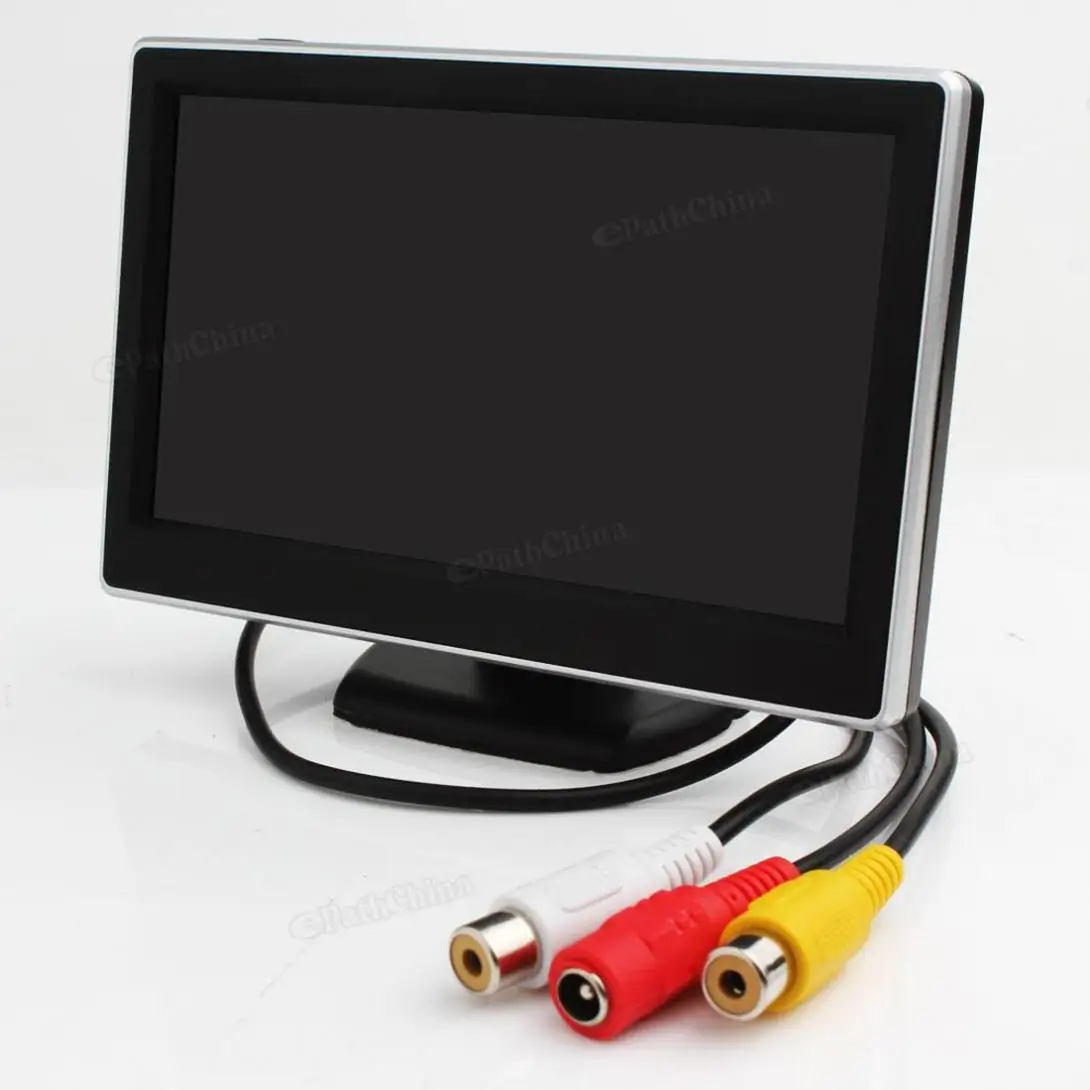 Цифровой автомобильный монитор заднего вида парковочный 5 дюймовый TFT LCD
