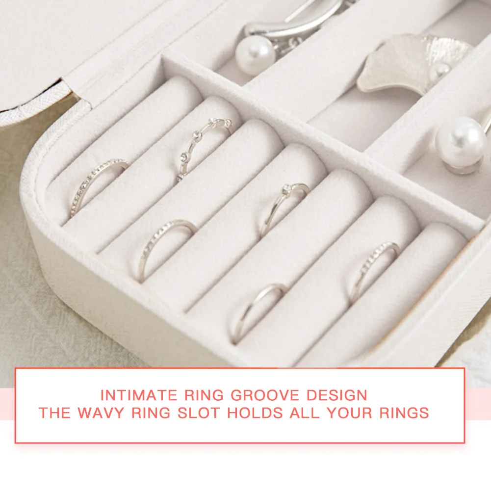 Шкатулка для ювелирных изделий дорожный органайзер косметики губной помады