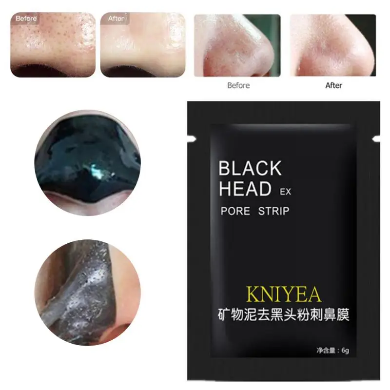 

10PCS Black Head Remover Mask Black Face Nose Remove Blackhead Acne Treat Peel Off Black Mask Black Dots Skin Care TSLM1