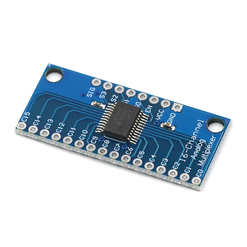 1 шт. CD74HC4067 16 канальный с аналоговым и цифровым дисплеем мультиплексор