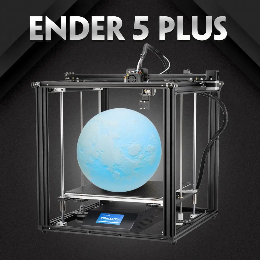 3D принтер Creality ender 5 Plus 350*350*400 мм большой объем сборки с сенсорным экраном 4 3