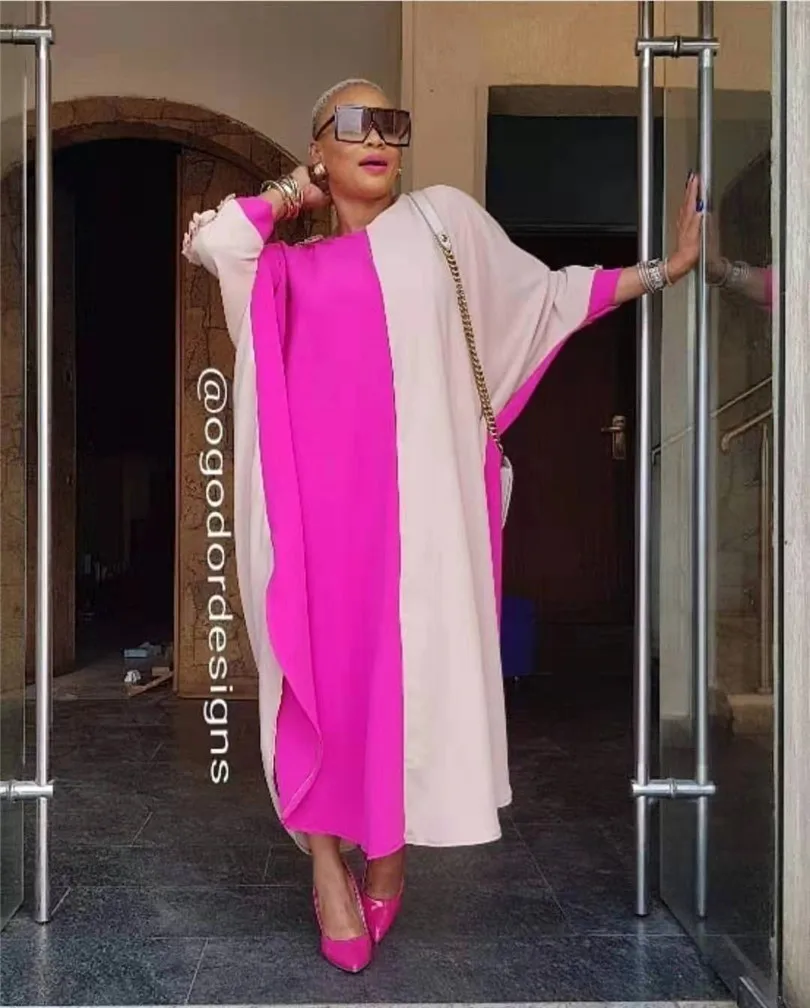 2019 доставка через границу Африканской женской одежды лоскутное двухцветное