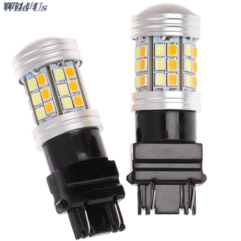 2/1 шт. 12 В постоянного тока 5 Вт светодиодный ная лампа DRL 3157-2835-45SMD светодиодная