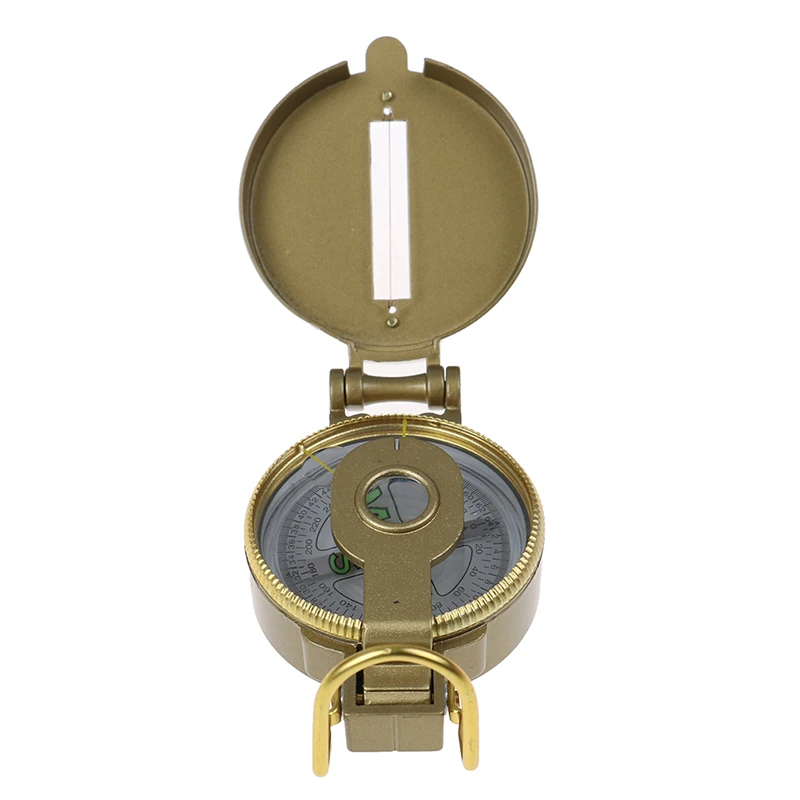 1 шт. для кемпинга компас Радужный Прицельная военные подлинные металла