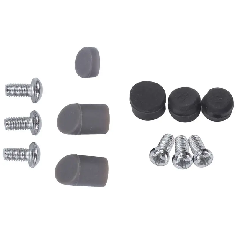 

2 Set Rear Fender Plug For Xiaomi Mijia M365 Electric Scooter Screws Silica Gel Cap Rear Back Fender Guard Black & Grey