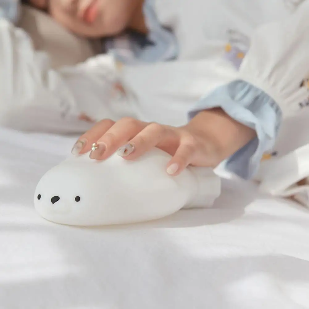 Милые Мультяшные теплые вязаные мини бутылки для горячей воды портативные