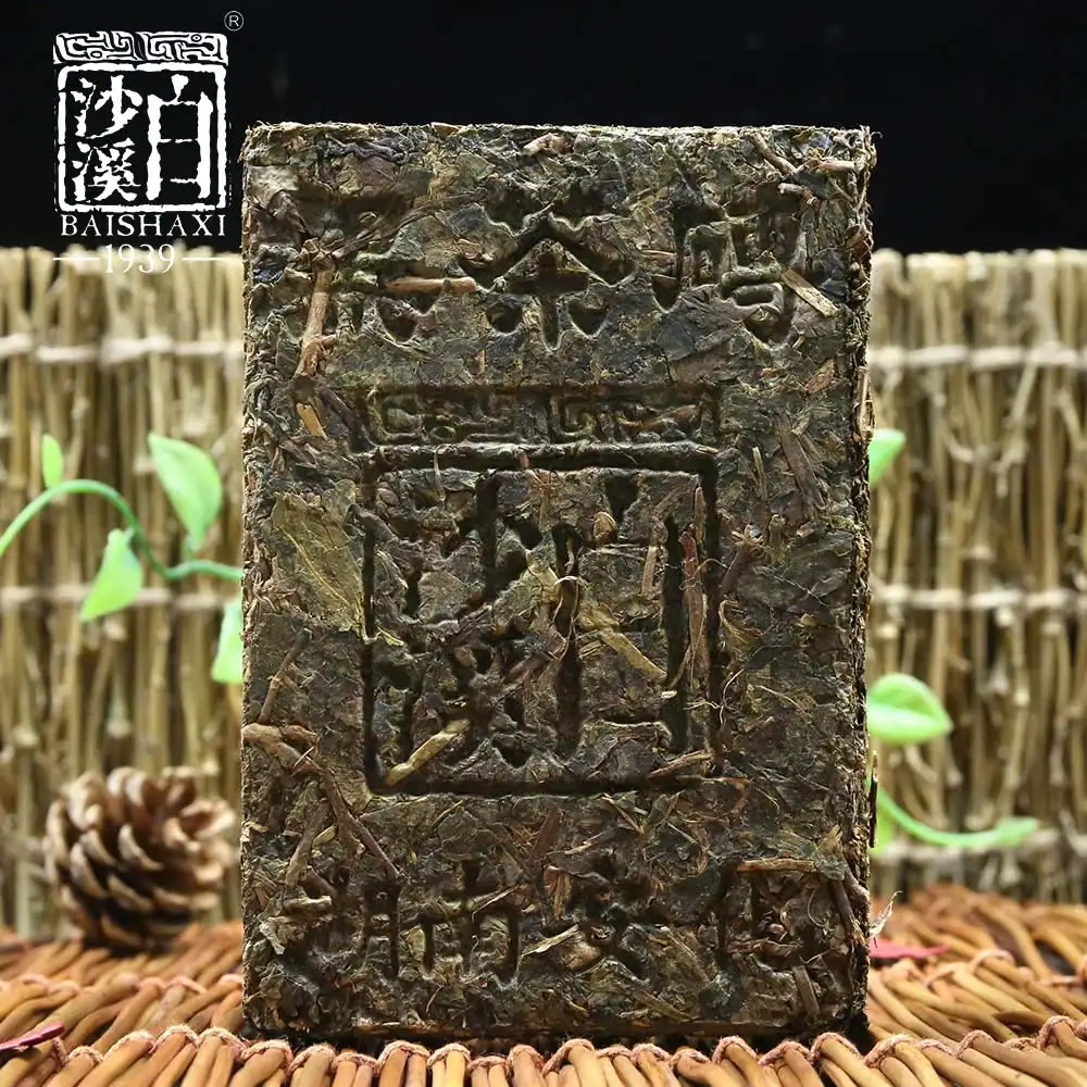 Темный чайный кирпич Baishaxi 2019 года Hei Zhuan Cha Anhua 400 г| |