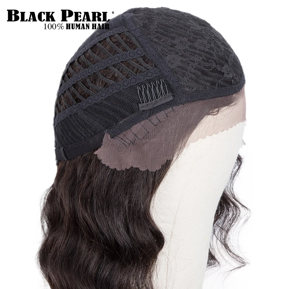 Черная жемчужина блестящие бразильские волнистые парики естественного цвета