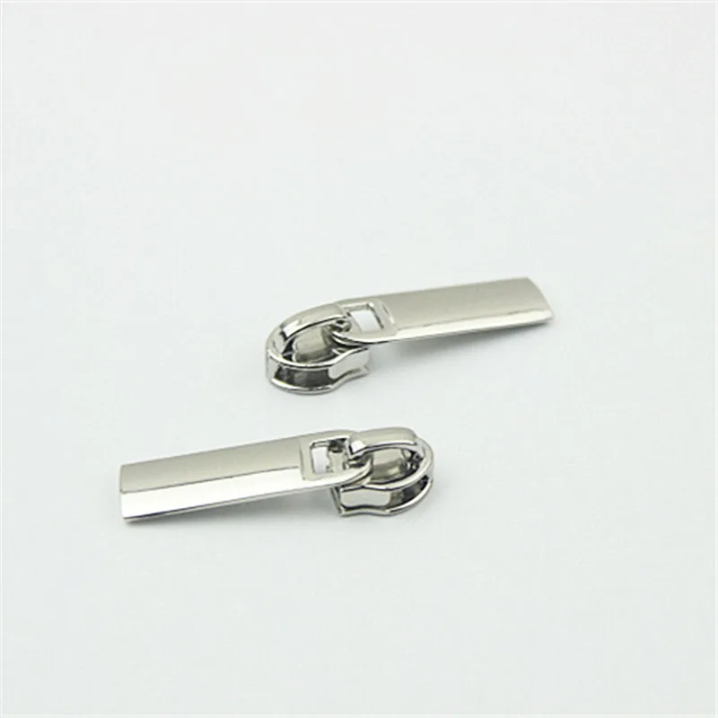 100Pcs Detachable #5 Metal Zipper Pullers for Zipper Sliders Head Repair Kits Nylon Zipper Pull Tab DIY Sewing Bags Accessories