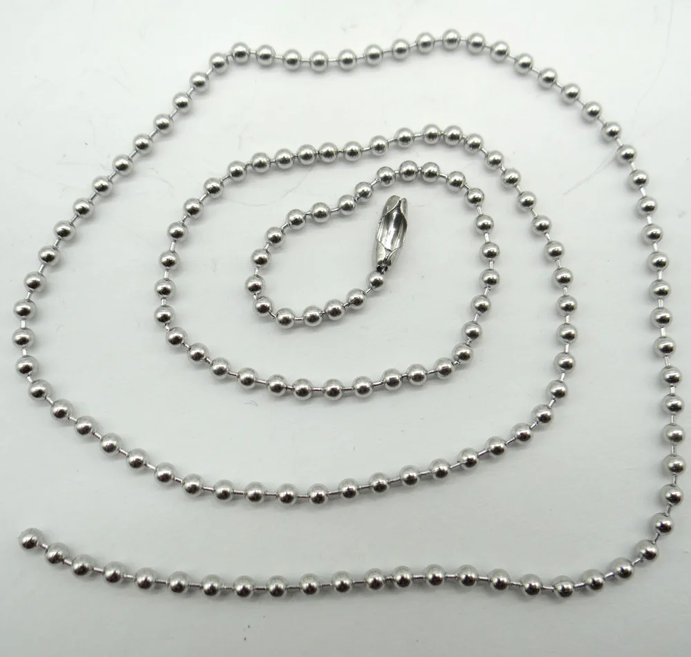 Колье из нержавеющей стали 2 4 мм 50 см высокое качество для ювелирных изделий