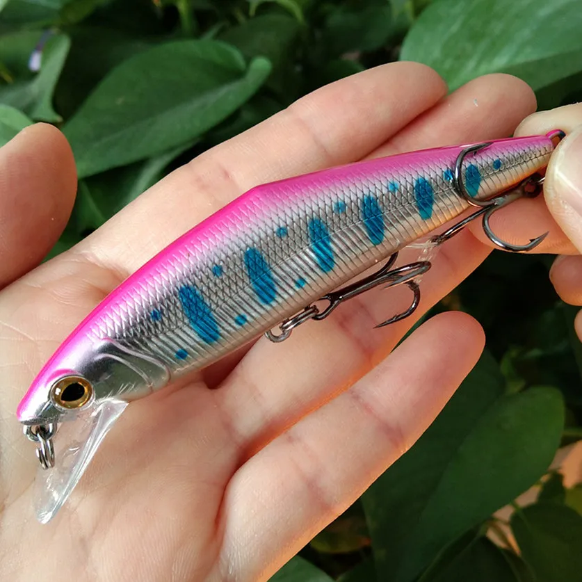 

Swolfy 4pcs MINNOW Hot Model Fishing Lure Hard Bait wobbler Sinking Minnow Quality Professional Bait