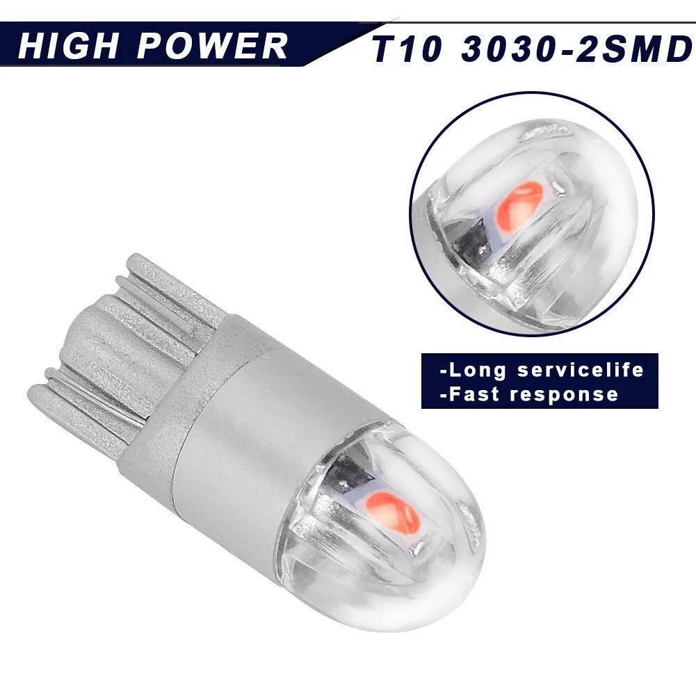 2W Dome Light Bulbs 4X Accessories Parts Replacement T10 168 192 194 2825