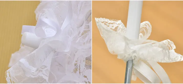 Женский кружевной зонт в западном стиле Свадебный зонтик с цветочным кружевом