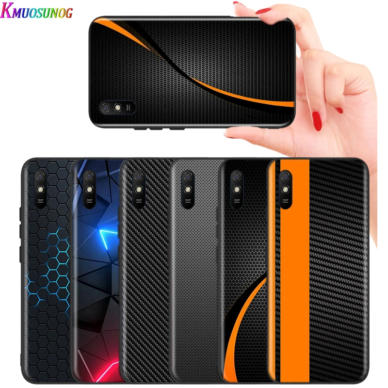 

Car Carbon fibre For Xiaomi Redmi K30 Ultra 10X 9C 9A 9 Prime GO K20 8A 8 7A 7 S2 6A 6 5 4X Pro 5G Black Phone Case
