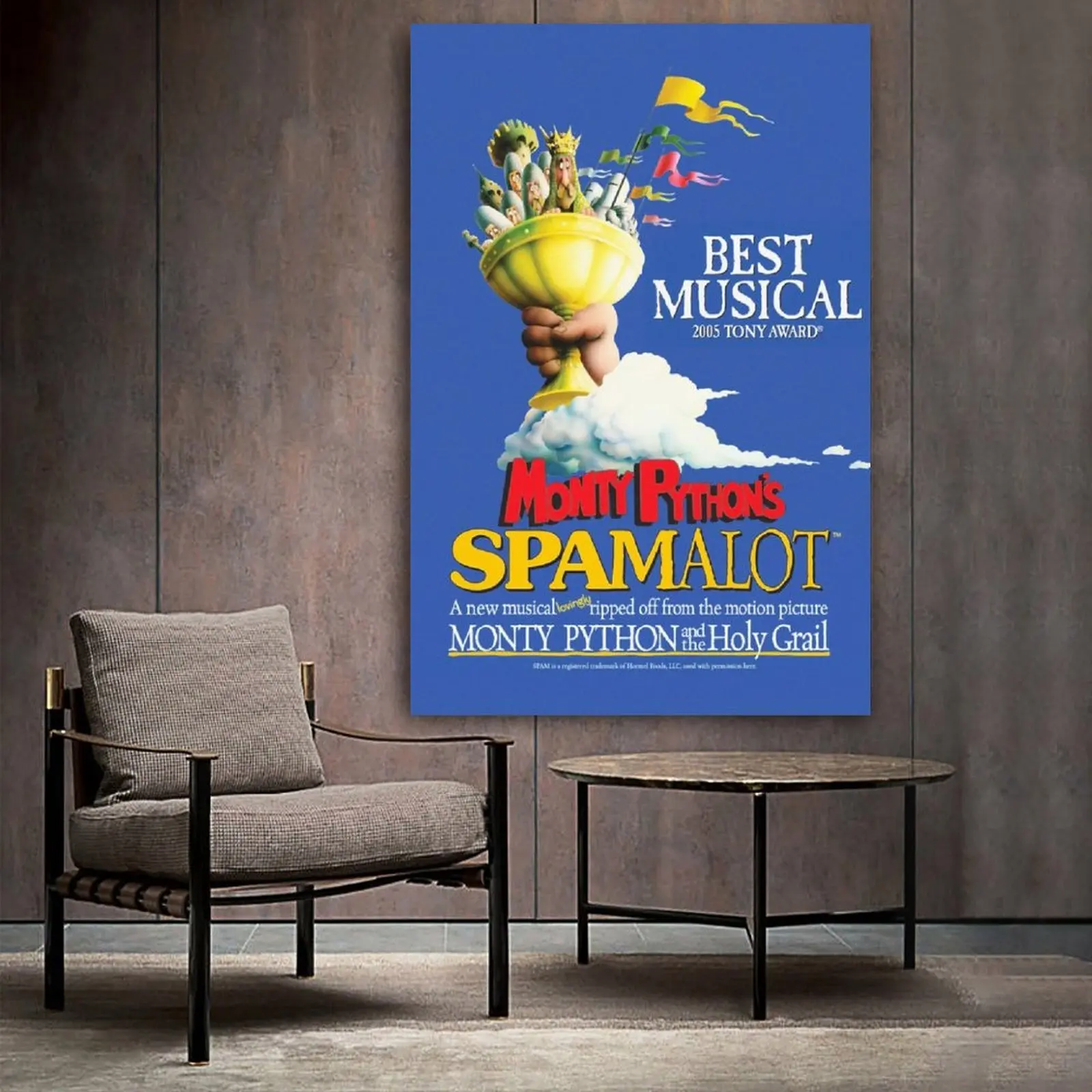 

Monty Python And The Holy Grail (1975) Poster Canvas Art Poster and Wall Art Picture Print Modern Family bedroom Decor Posters
