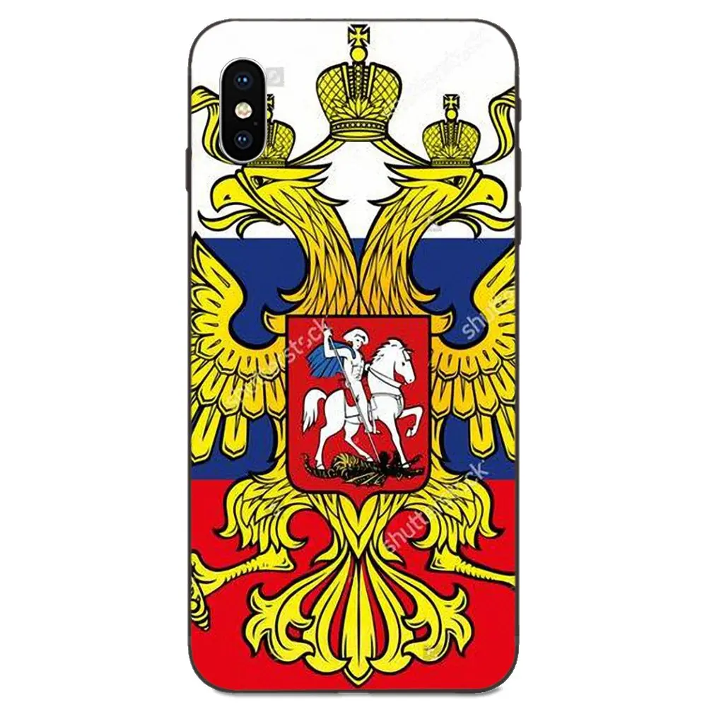 Мягкий хипстерский чехол из ТПУ с флагом России для Xiaomi Redmi Note 3 3S 4 4A 4X 5 5A 6 6A 7 7A K20 Plus