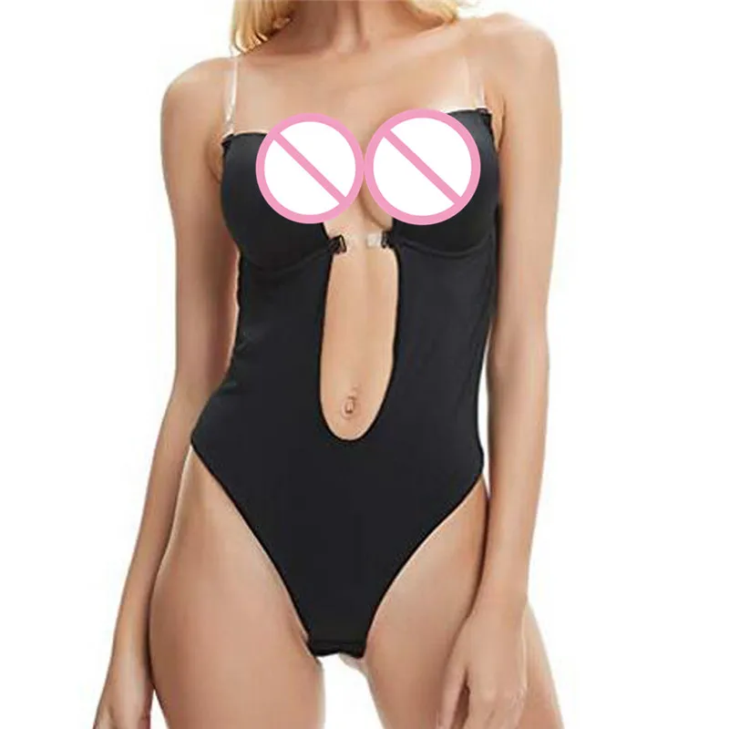 Сексуальное женское однотонное Корректирующее белье с v-образным вырезом и