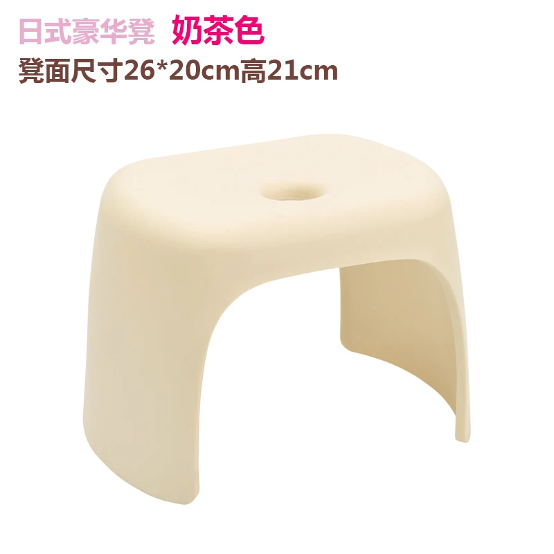Утолщенный табурет Простой низкий детский домашний пластиковый скамейка