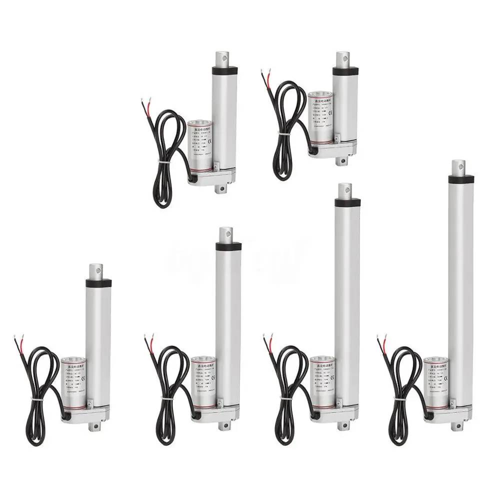 2 ''-18'' 5,7 мм/сек. электродвигатель линейного привода DC12V 1500N 330lbs с монтажными кронштейнами для автоматического подъема окон/открывания дверей