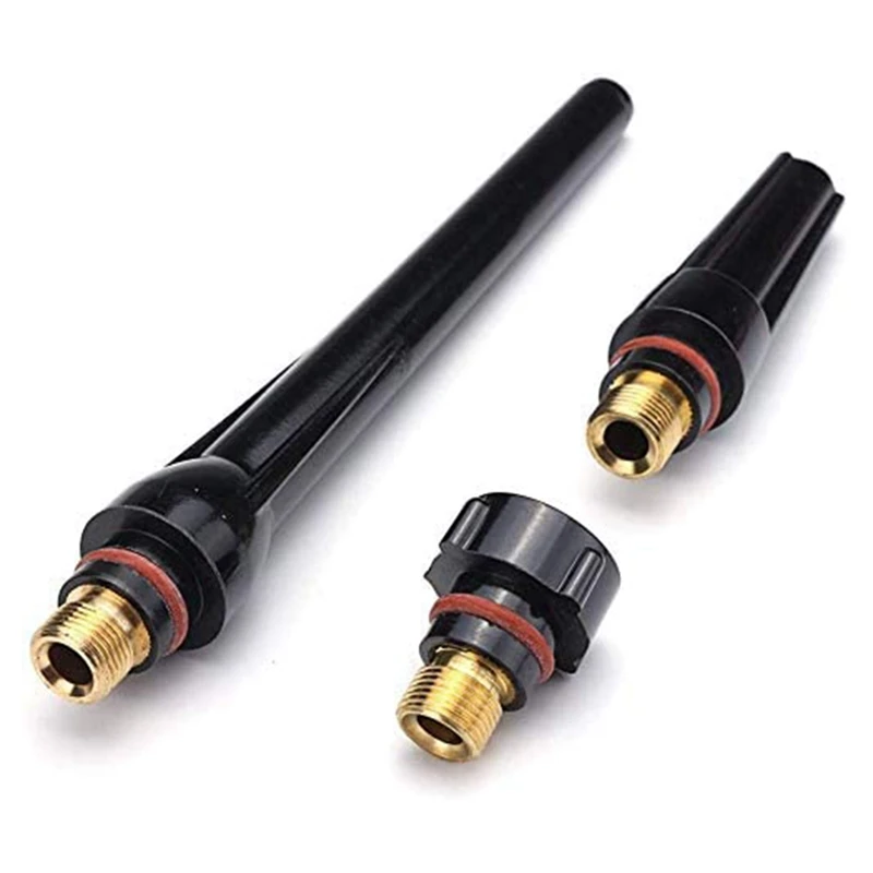 

TIG Welding Accessory Kit Chuck Body Glass Cup Aluminum Nozzle Coarse Tone Lens 10 Pyrex Cup Kit for TIG WP