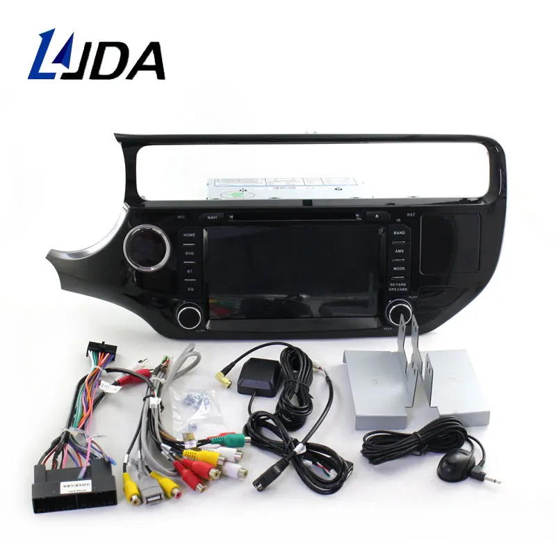 LJDA Android 10,0 автомобильный dvd-плеер для KIA Rio K3 gps навигация 2 Din автомагнитола мультимедиа wifi стерео ips Авто Аудио