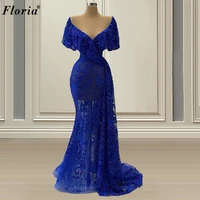 plus size arabic prom dresses for women mermaid lace vestidos de la celebridad long vintage wedding party dresses evening wear