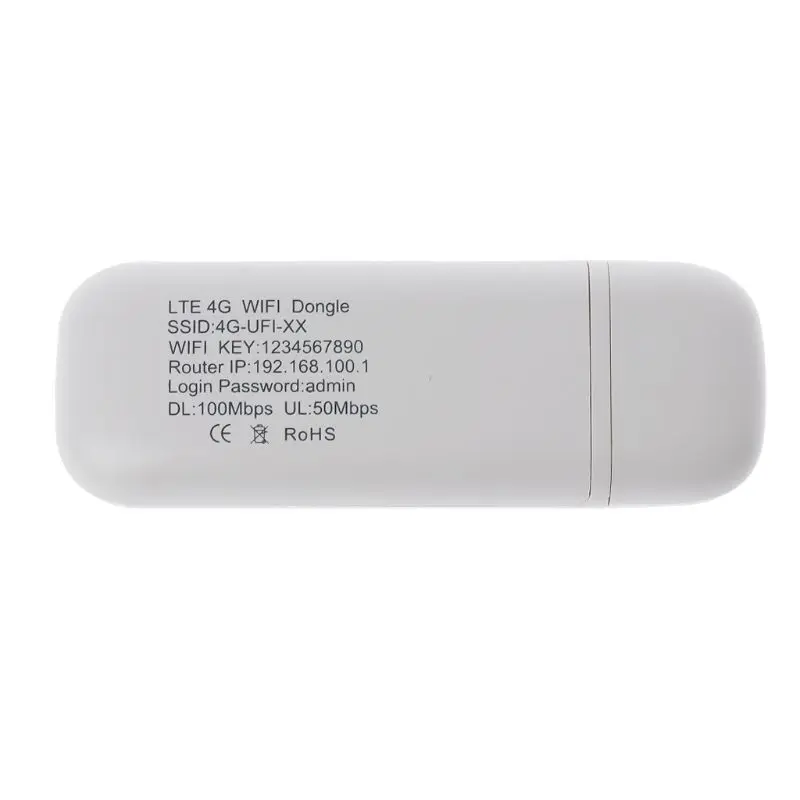 

4G LTE USB Modem Network Adapter With WiFi Hotspot SIM Card 4G Wireless Router For Win XP Vista 7/10 Mac 10.4 IOS