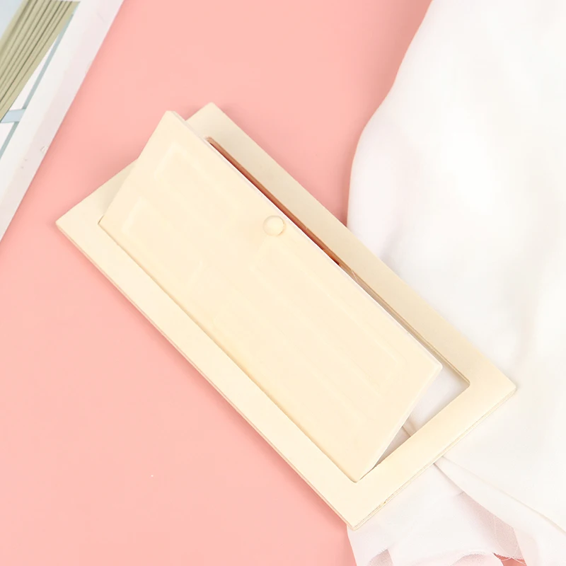 1 шт. масштаб 1/12 миниатюрная внутренняя деревянная дверь DIY аксессуары для