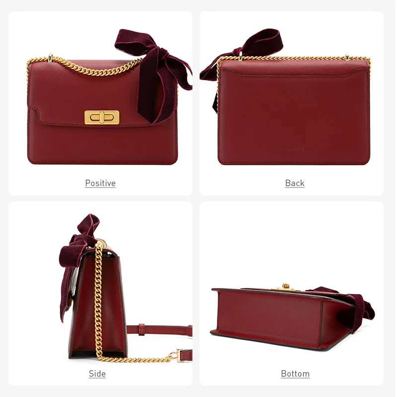 Женская сумка через плечо LAFESTIN элегантная бархатная с бантом 2019 | Багаж и сумки