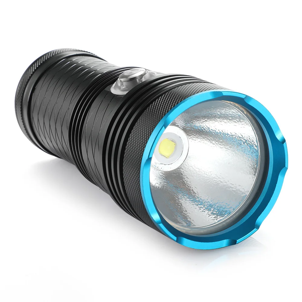 Barato Lightingview-linterna LED De Alta Potencia XHP70.2, Linterna Subacuática IPX8 Para Buceo, Batería 26650, Pesca Submarina