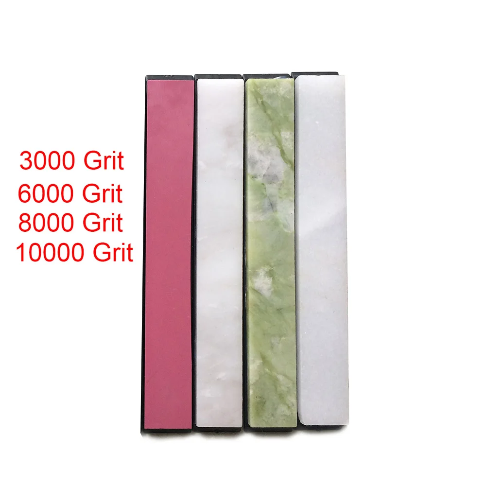 8 шт. 200#-10000# заточка для карандашей Apex Pro точильный камень Oilstone держатель для точильного станка Набор для заточки ножей Система+ противоскользящая - Цвет: 4pcs