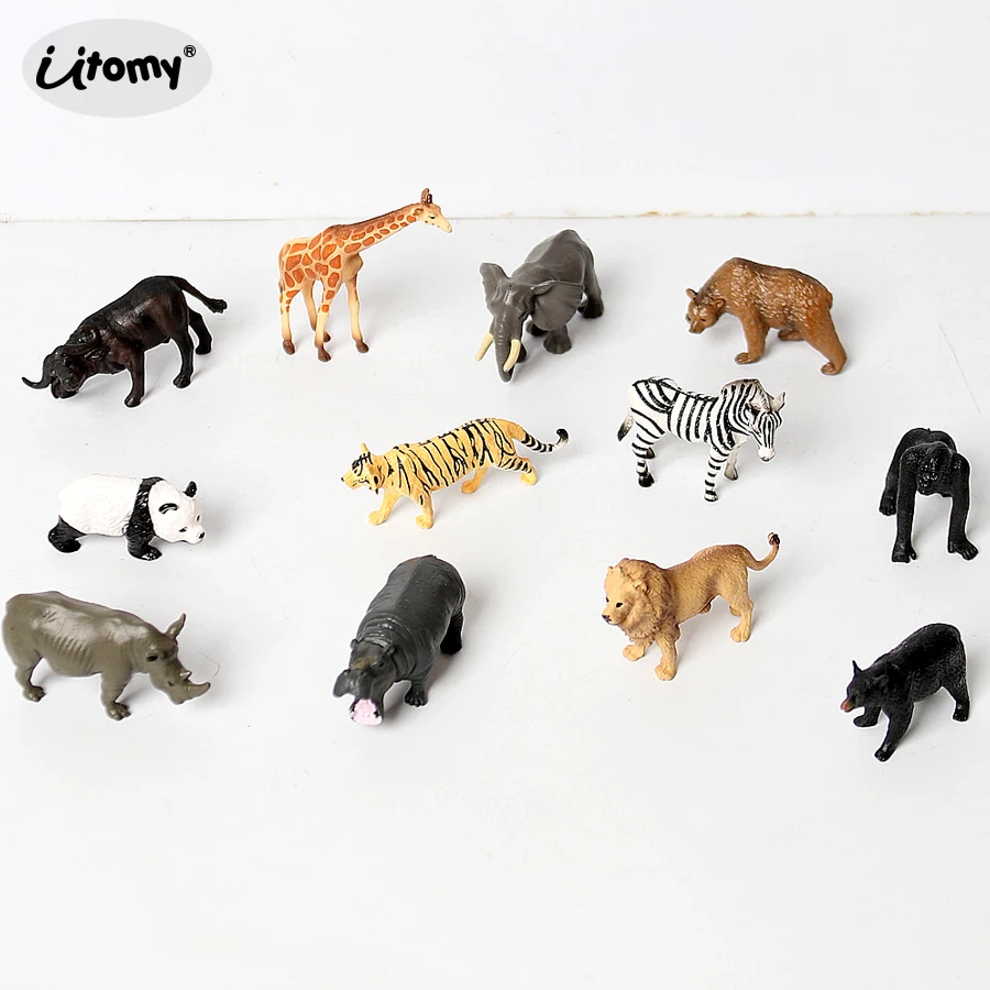 Реалистичные фигурки животных из дикого зоопарка африканские игрушки в джунглях