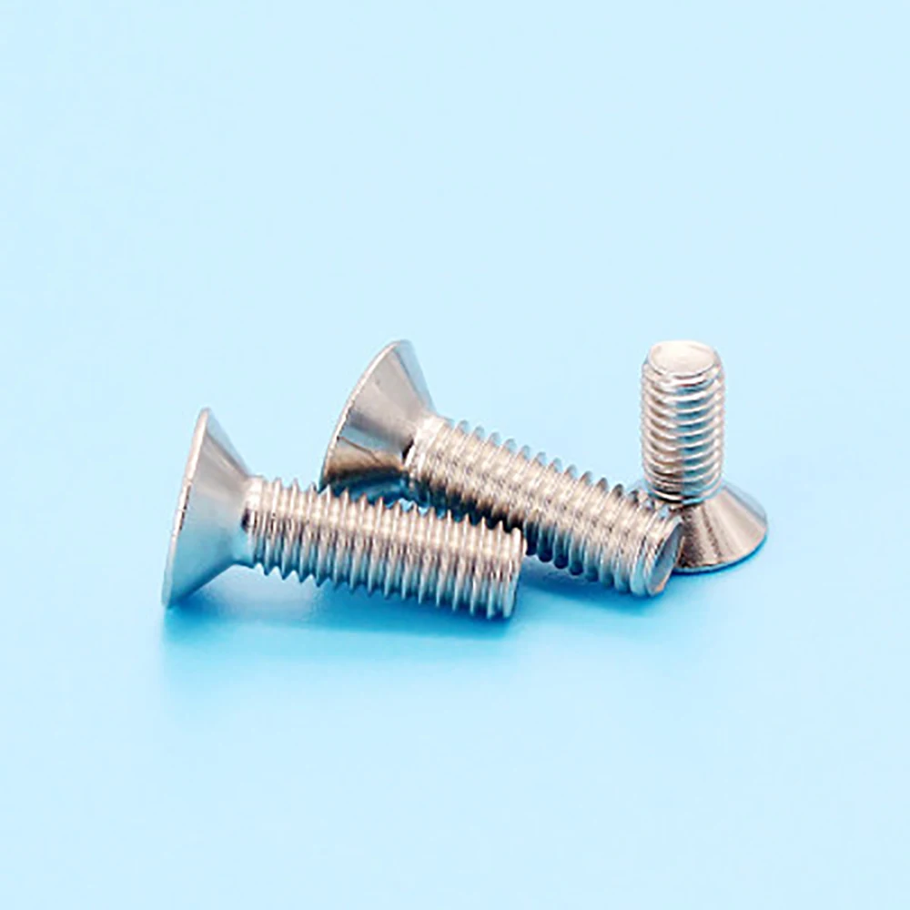 300 шт. M3 Плоская головка Шестигранная резьбовые шестигранные потайные болты