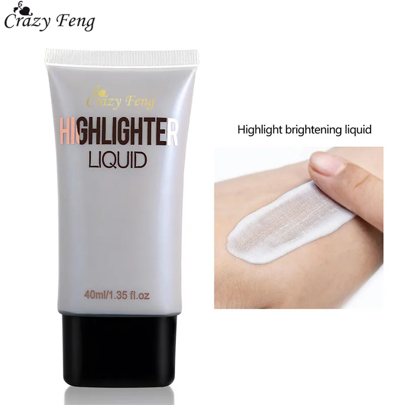 Gold Face Makeup Brightener Highlighter Liquid Glow Illuminator Contour Shimmer Make up Basic Cosmetics |