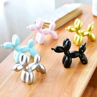 resin crafts sculpture gift cute small balloon dog party accessories home desktop ornament cake dessert decoration 93 57 5cm