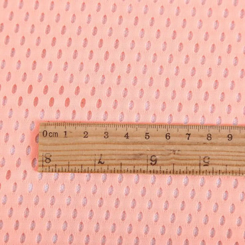 Трикотажная сетчатая ткань с отверстиями летняя спортивная дышащая для одежды