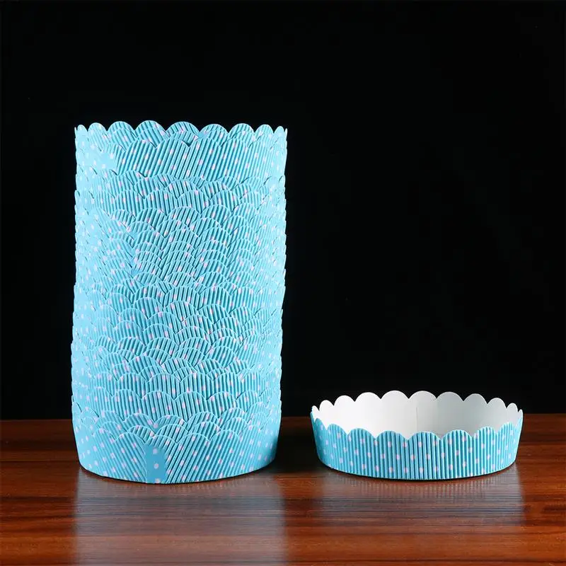 Одноразовые чашки для выпечки 30 шт. гофрированная бумажная форма торта