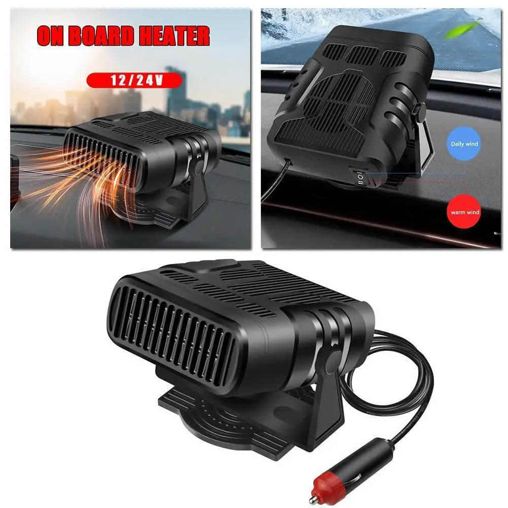 

2 In 1 Car Heater 12V/24V Portable Powerful Car Heater 360 Degree Rotation Car Defroster For Car Auto Accessories