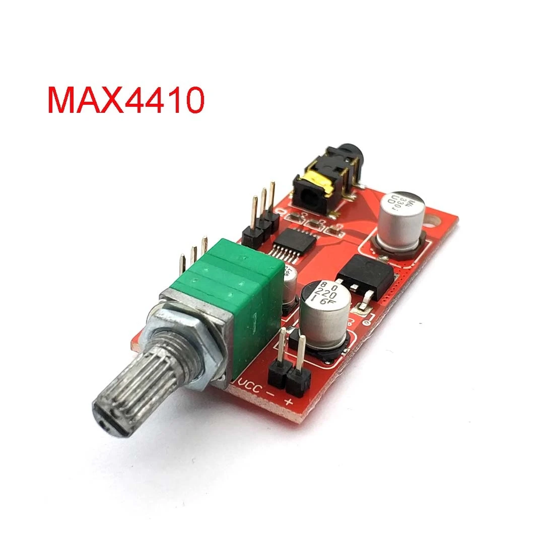 Плата усилителя для наушников MAX4410 мини усилитель предусилителя с одной
