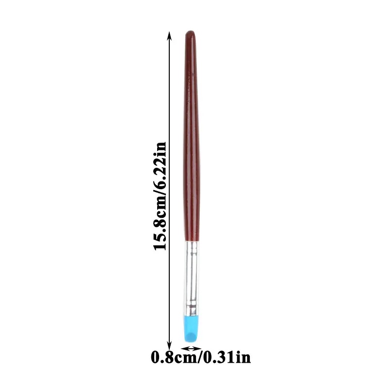 

5pcs Wood Handle Silicone Rubber Clay Shaper Sculpting Polymer Modelling Pottery Tools Set For DIY Crafts