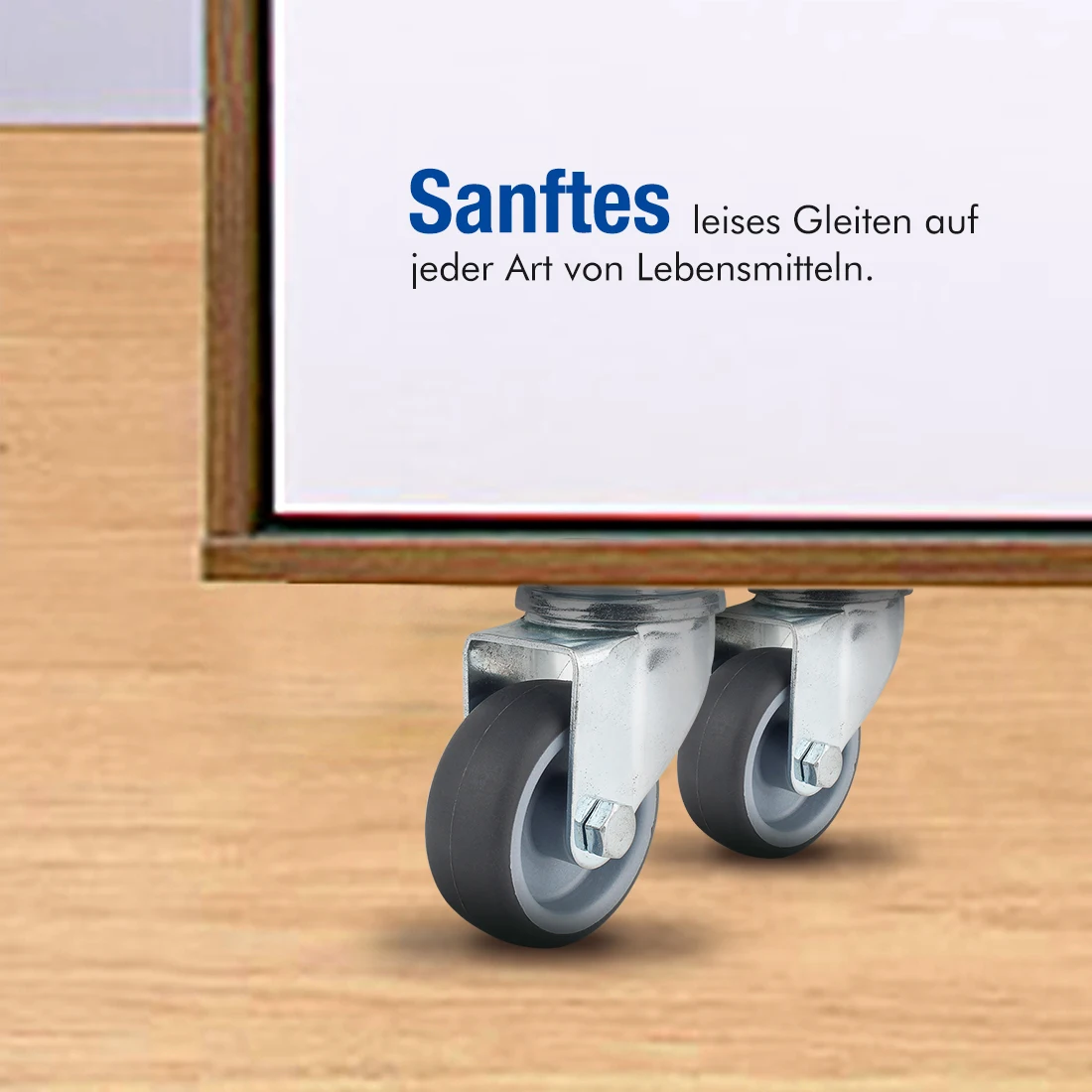 8pcs/set Rubber Furniture Wheels 50mm Caster polypropylene Swivel Casters with 360 Degree Top Plate Office Chair | Обустройство дома